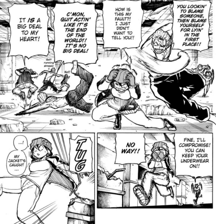 Andy confronts Fuuko chaotic scene