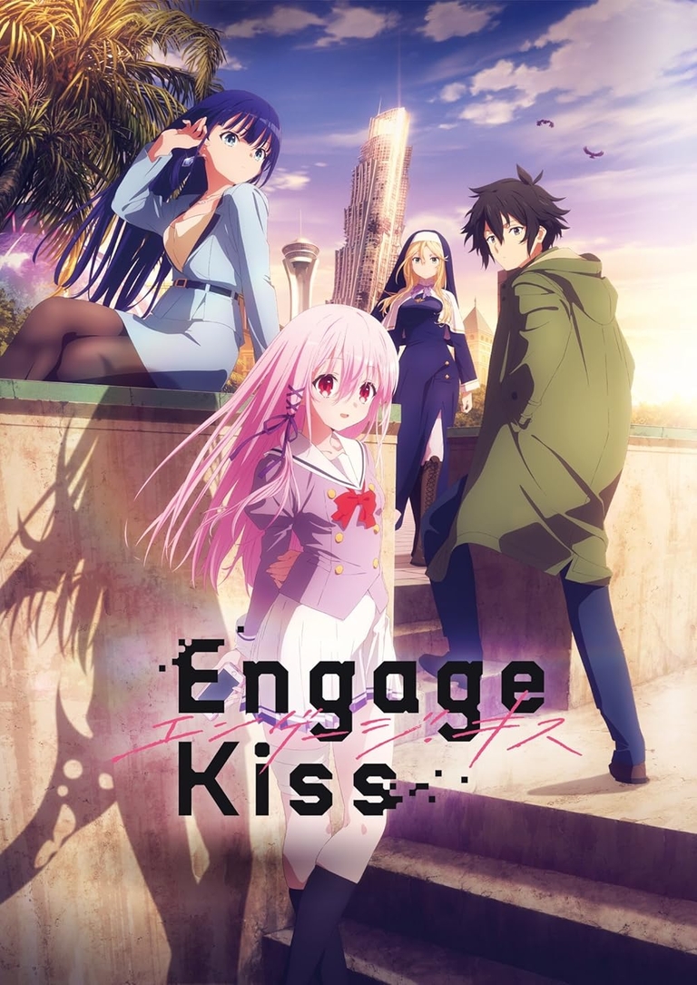 Key visual for Engage Kiss featuring main characters