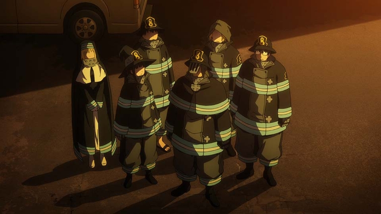 Members of Company 8 in their gear