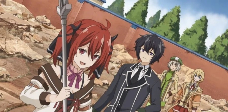 Mathias and companions scene