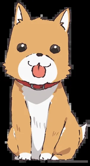 Taroumaru the Shiba Inu puppy sits attentively