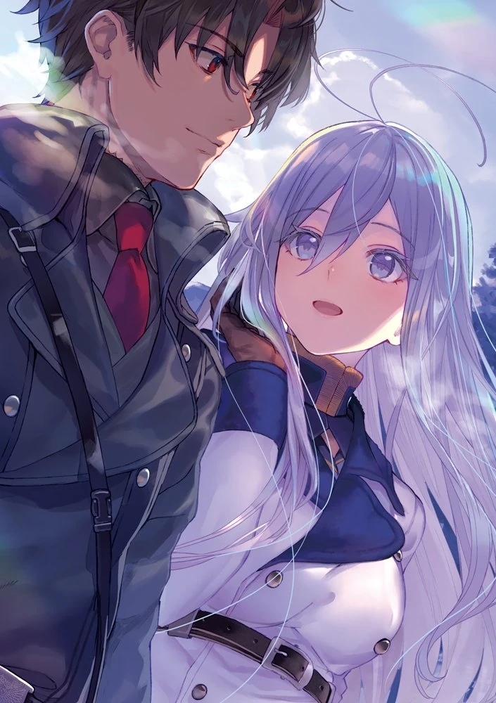 Lena and Shin looking at each other