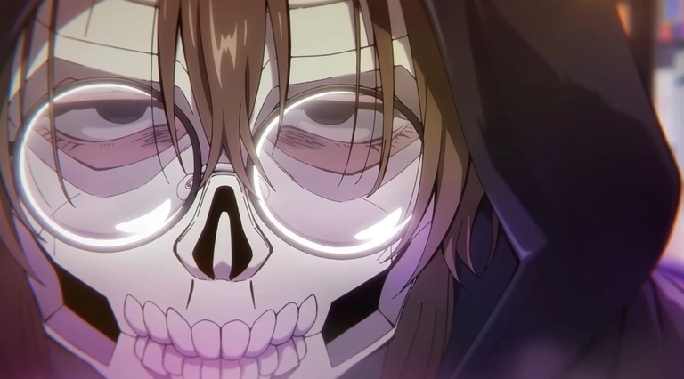 Kyouko with skull mask