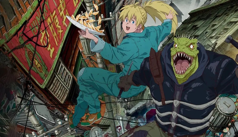 Caiman and Nikaido jump through a chaotic urban environment