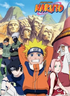 The main cast of the anime series Naruto