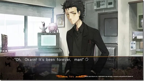 Okabe Rintarou looking distressed in Steins;Gate 0