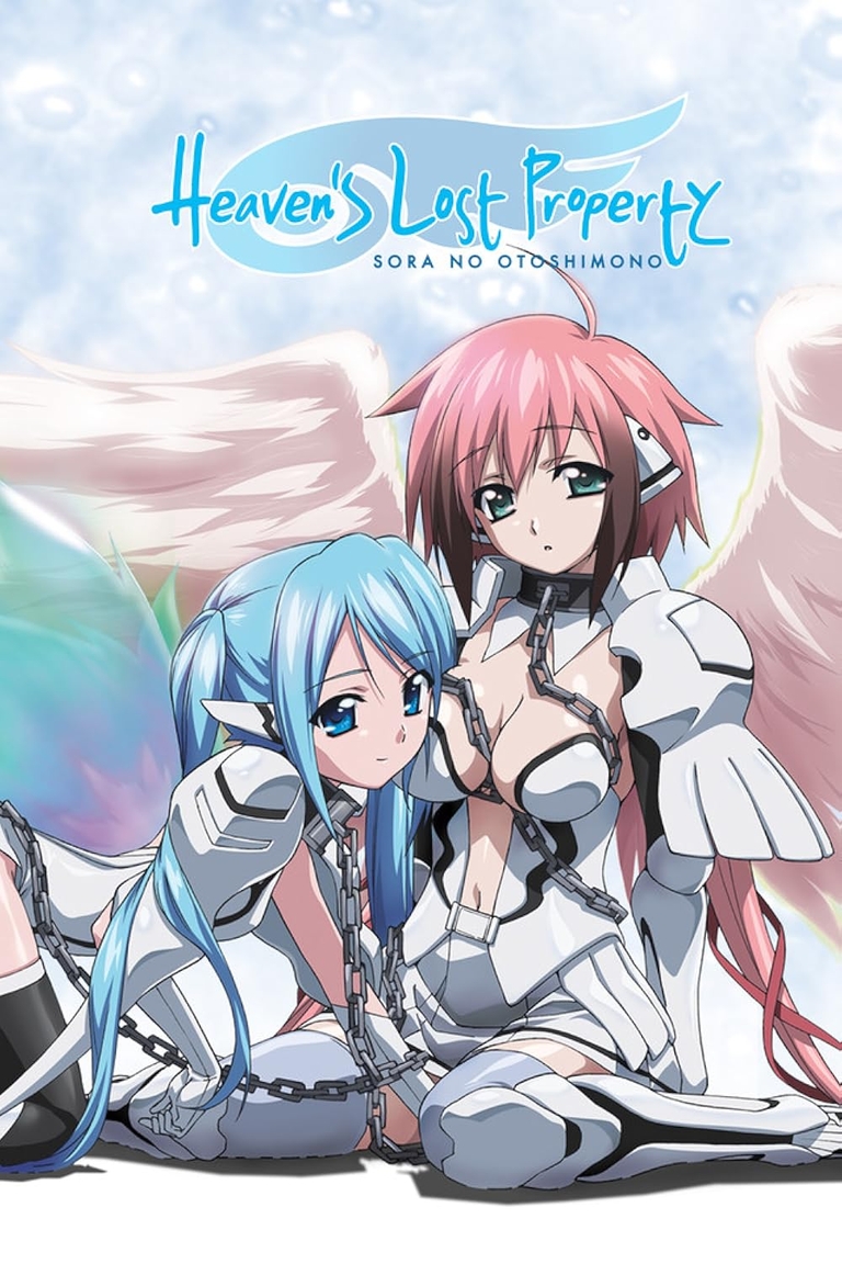 Ikaros and Astraea, the angeloids from the anime series Heaven's Lost Property, depicted in promotional art.