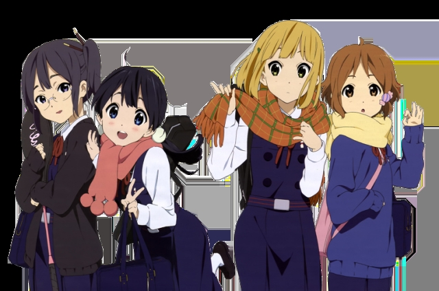 Main cast including Midori, Tamako, Anko, and Kanna