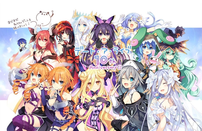 promotional artwork featuring numerous female spirits